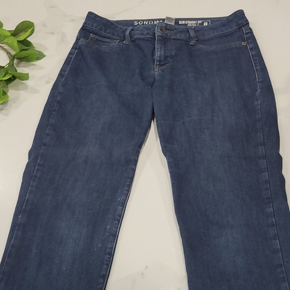 Sonoma Jeans Mid Rise Slim Straight Leg - Picture 5 of 9